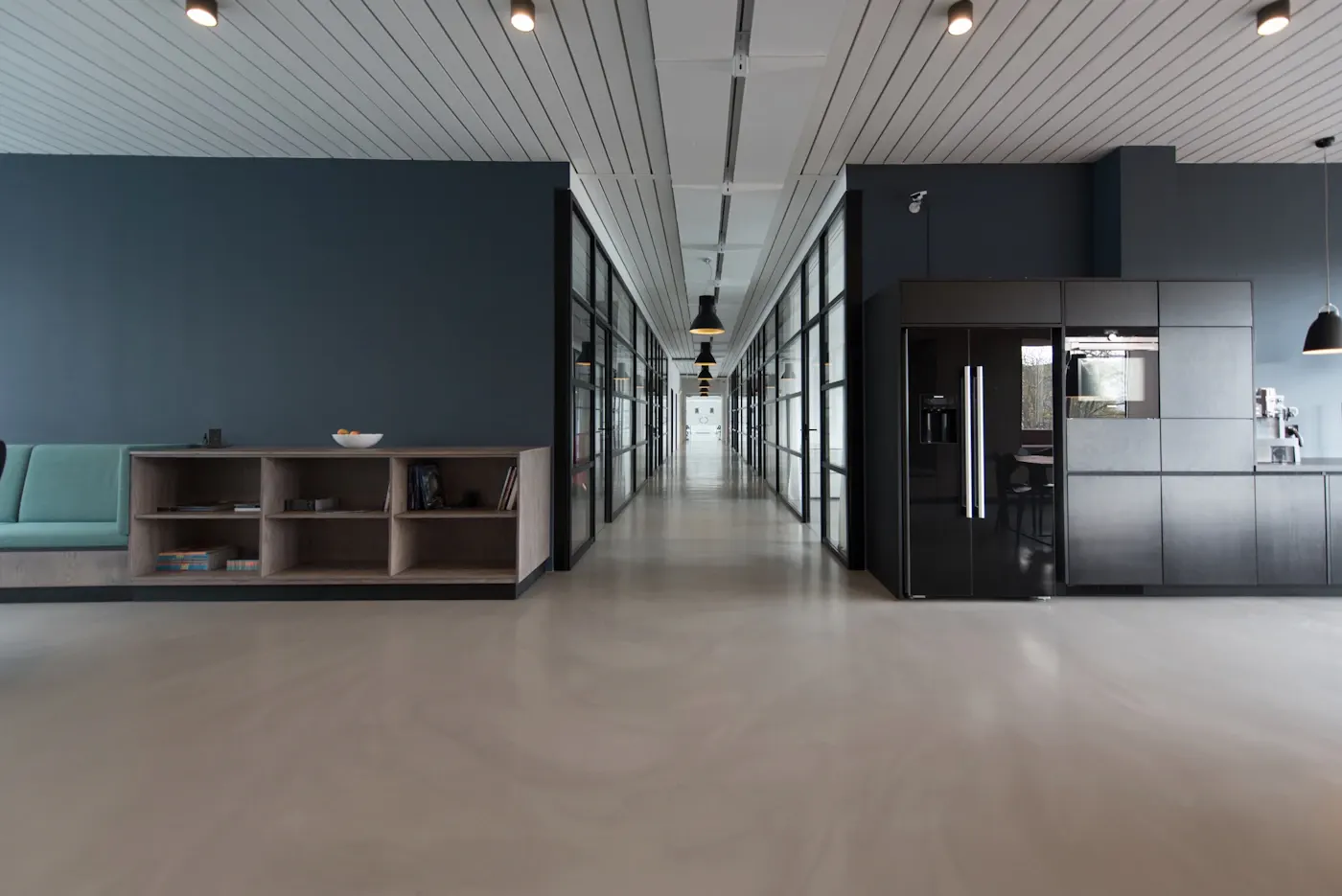 Interior de la oficina, referencia visual del estudio